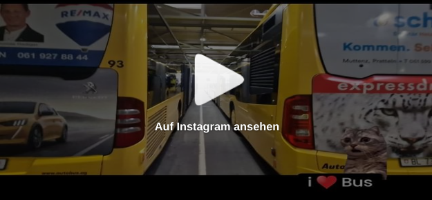 Zwischen den Bussen durchgelaufen